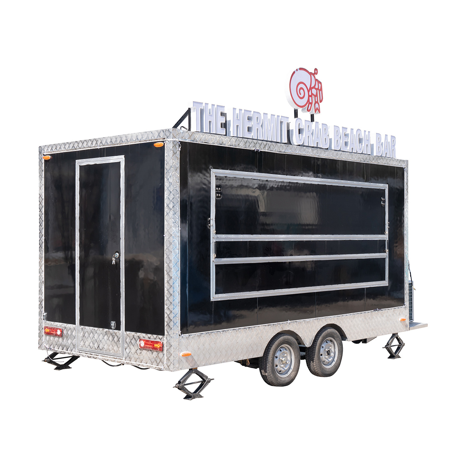 Fast Food With Snacks - Tam Donanımlı Mobil Yemek Kamyonu Hızlı