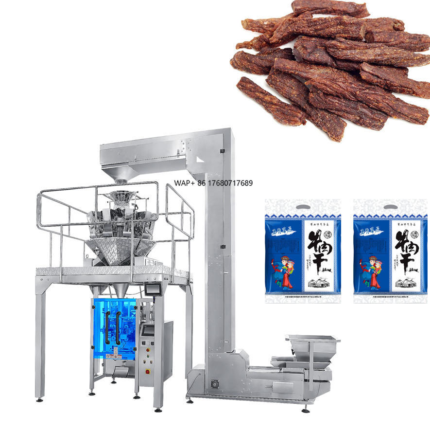 Jerky Beef Pack - Otomatik Çok Başlı Tartım Dikey Paketleme