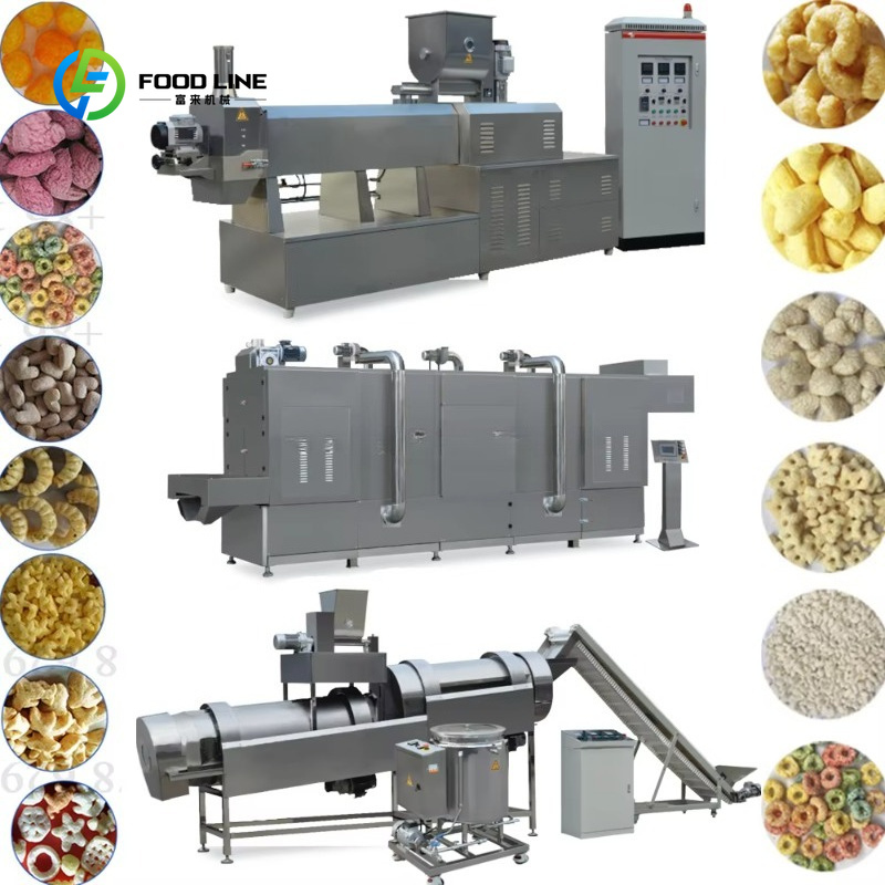 Food Snacks To Make - Özelleştirilmiş Çift Vidalı Ekstrüder Tatlı Mısır