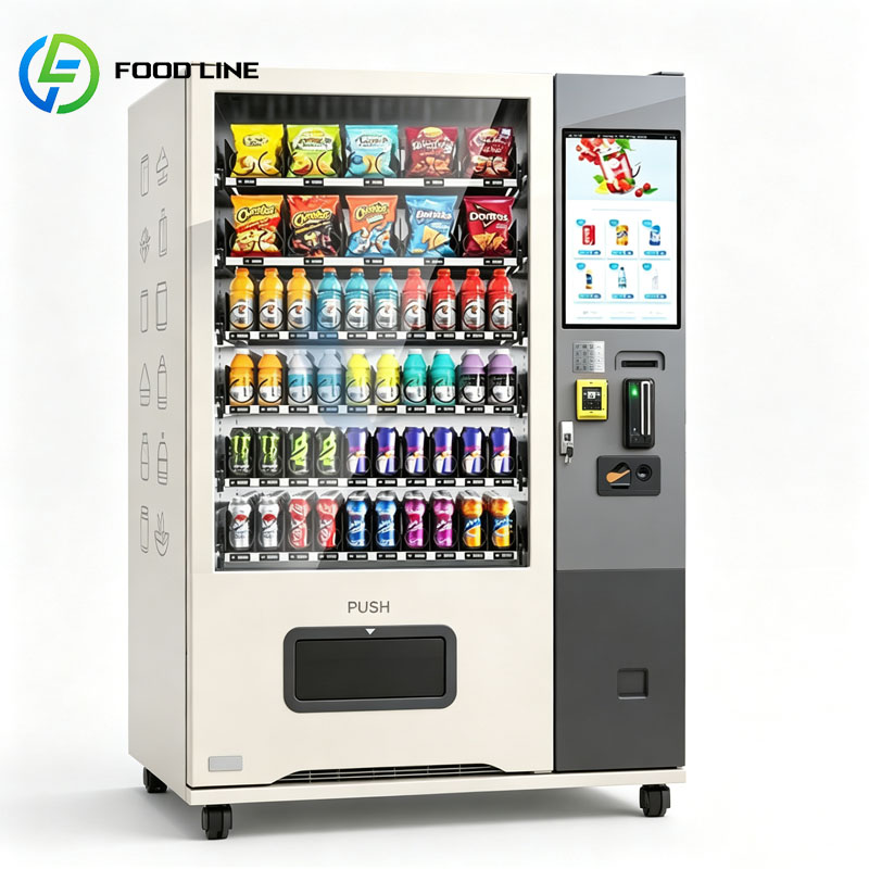 Food Drink Snacks - İçecek Otomatı Ticari Otomatik Soğuk İçecek