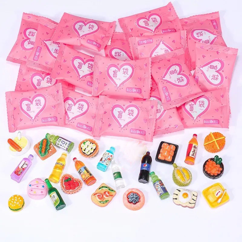 Food Drink Snacks - Rastgele Stil Çanta Minyatür Gıda Oyuncakları