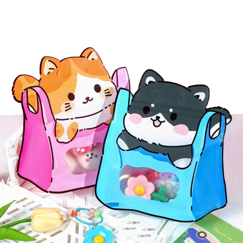 Food Or Snacks - Karikatür Kendinden Sızdırmazlık Aperatif Çanta Buzlu