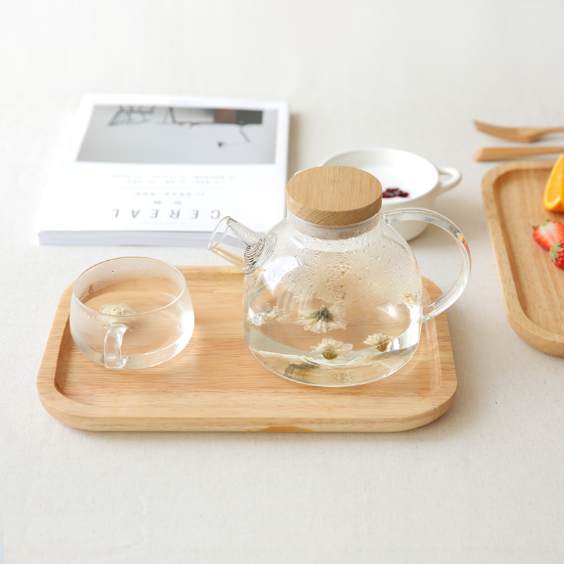 Food Snacks In Japan - Japonya çay servis tepsisi ahşap öğleden